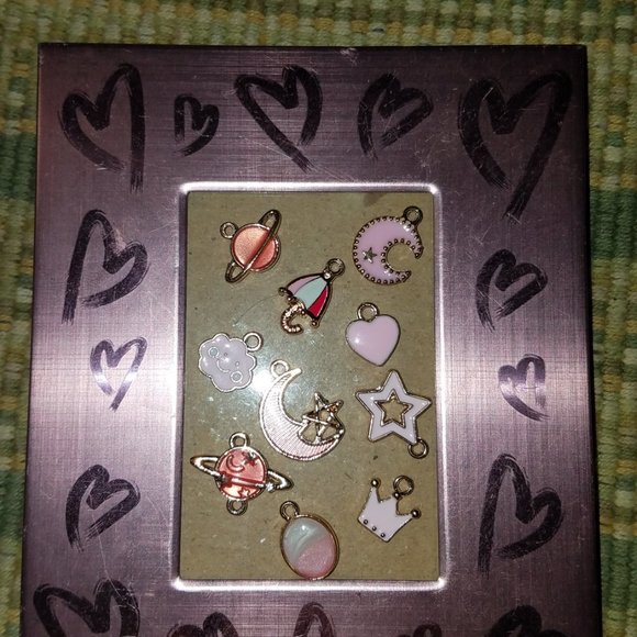 Assorted Enamel Charms/Pendants - sky, planet, space - Picture 2 of 5